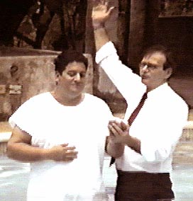Bro. Ignacio, a Colombian Lawyer, is baptized